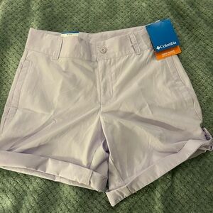 NEW Columbia Women’s Active Fit 4” Inseam Shorts Size 2 Purple - NWT - $50 MSRP